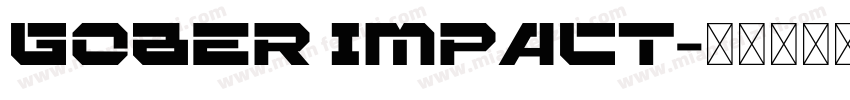 gober impact字体转换